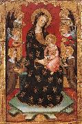 SERRA, Pedro Madonna with Angels Playing Music oil painting